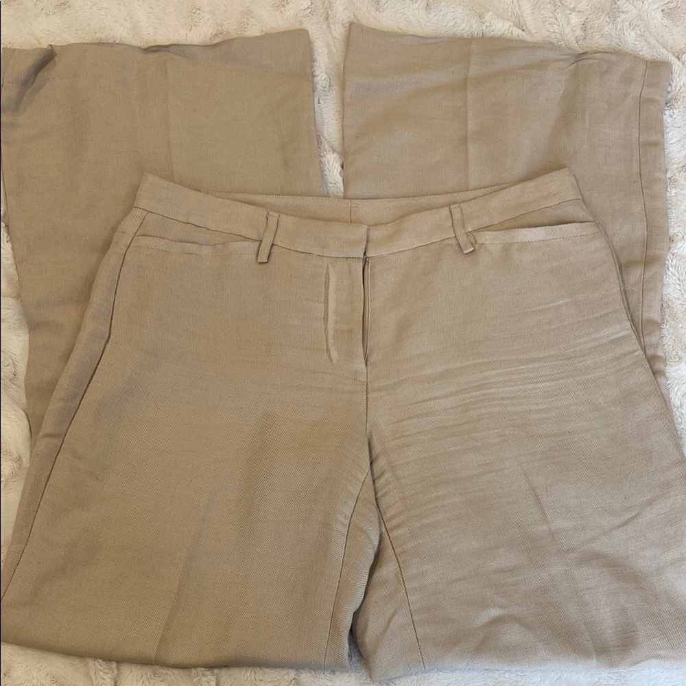 Worth Tan Wide Leg Pants